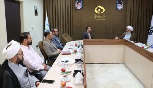 دکتر پهلوانیان، مدیرکل صداوسیمای قم، با مدیران مؤسسه البیان للتواصُل و التأصیل دیدار کردند