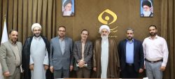 دکتر پهلوانیان، مدیرکل صداوسیمای قم، با مدیران مؤسسه البیان للتواصُل و التأصیل دیدار کردند